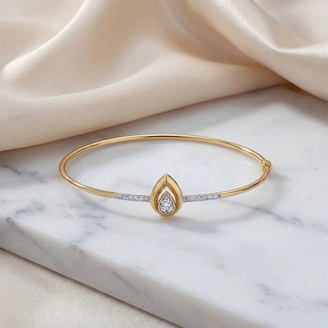 Gold Bangle Set (4 pcs)